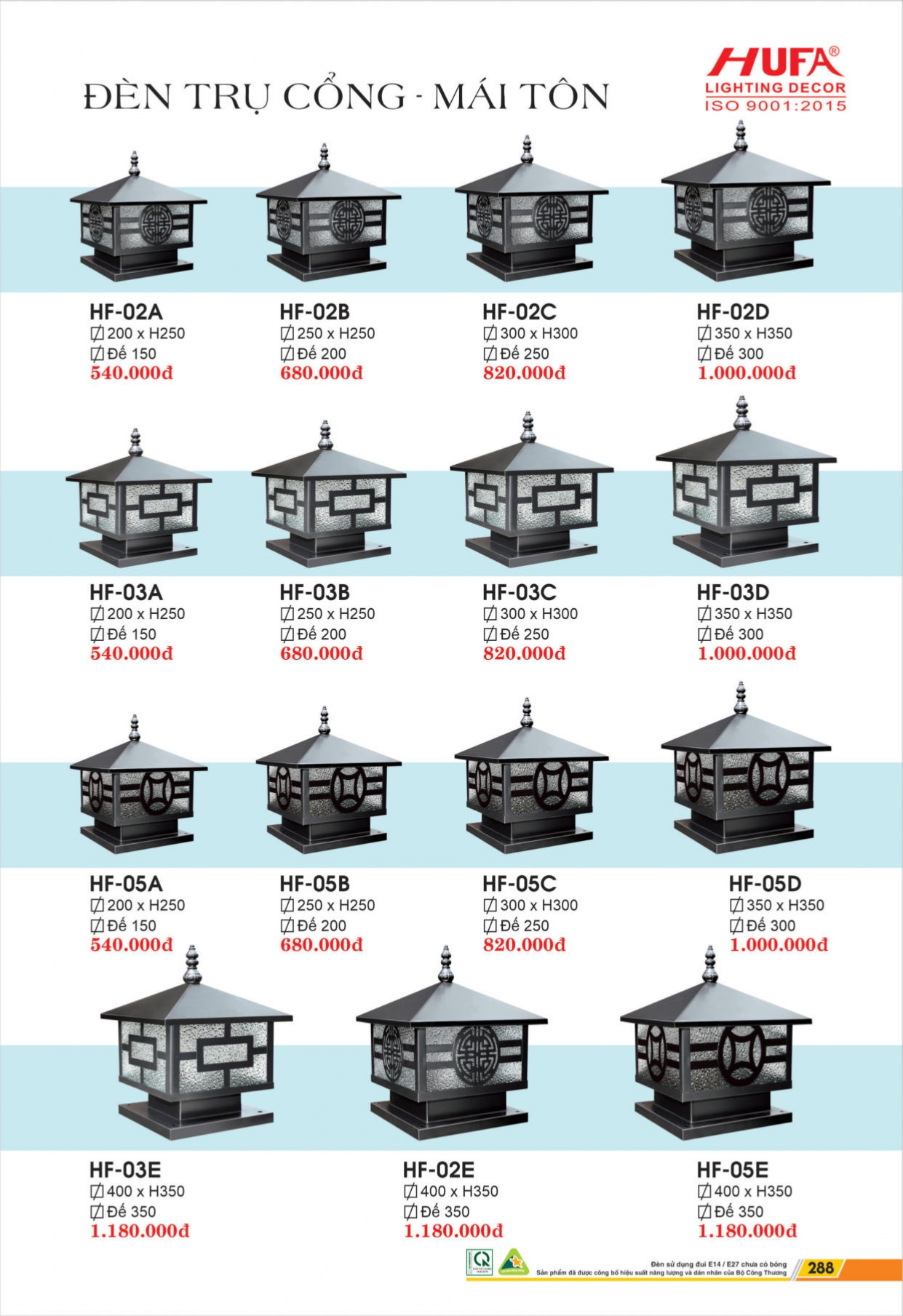 Bảng giá đèn LED HUFA 2026